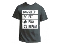 T-shirt: Mr. Meeple - To Do List (Grey) - 5X-Large
