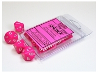 Opaque - Pink/White - d10, 10 st