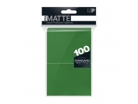 Ultra Pro: PRO-Matte 100ct Standard Deck Protector sleeves: Green (66 x 91 mm)