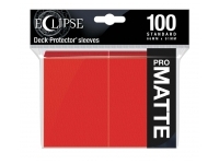Ultra Pro: Eclipse Matte Standard Sleeves: Apple Red (66 x 91 mm) - 100 st