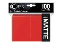 Ultra Pro: Eclipse Matte Standard Sleeves: Apple Red (66 x 91 mm) - 100 st