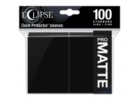 Ultra Pro: Eclipse Matte Standard Sleeves: Jet Black (66 x 91 mm) - 100 st