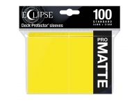 Ultra Pro: Eclipse Matte Standard Sleeves: Lemon Yellow (66 x 91 mm) - 100 st