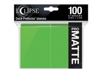 Ultra Pro: Eclipse Matte Standard Sleeves: Lime Green (66 x 91 mm) - 100 st