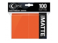 Ultra Pro: Eclipse Matte Standard Sleeves: Pumpkin Orange (66 x 91 mm) - 100 st