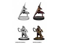 D&D Nolzur's Marvelous Miniatures: Female Human Monk w. Weapons (Unpainted)