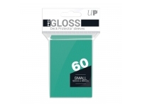 Ultra Pro: PRO-Gloss 60ct Small Deck Protector sleeves: Aqua (62 x 89 mm)