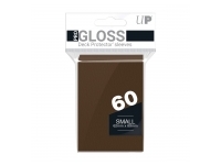 Ultra Pro: PRO-Gloss 60ct Small Deck Protector sleeves: Brown (62 x 89 mm)