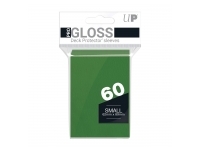 Ultra Pro: PRO-Gloss 60ct Small Deck Protector sleeves: Green (62 x 89 mm)