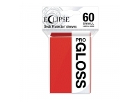 Ultra Pro: Eclipse Gloss Small Sleeves: Apple Red (62 x 89 mm) - 60 st