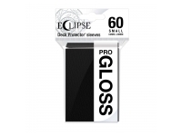 Ultra Pro: Eclipse Gloss Small Sleeves: Jet Black (62 x 89 mm) - 60 st
