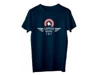 T-shirt: Mr. Meeple - Captain America Meeple (Blue) - 5X-Large