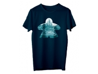 T-shirt: Mr. Meeple - Wizard Meeple (Navy) - 4X-Large