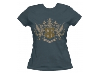 T-shirt: Mr. Meeple - Semper Ludens (Grey) - Woman's Large