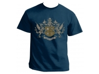 T-shirt: Mr. Meeple - Semper Ludens (Dark Blue) - 5X-Large