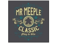 T-shirt: Mr. Meeple - Classic, Play to Win (Grey) - 5X-Large