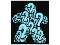 T-shirt: Mr. Meeple - ???, Light Blue Meeple (Black) - Small