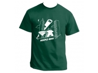 T-shirt: Mr. Meeple - Meeple-Man (Green) - X-Large