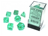 Borealis - Light Green/Gold Luminary - Dice set