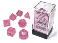 Borealis - Pink/Silver Luminary - Dice set