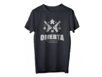 T-shirt: Mr. Meeple - Omerta (Dark Grey) - 3X-Large