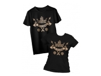 T-shirt: Mr. Meeple - Ad Victoriam (Black) - Woman's X-Large