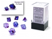 Nebula - Nocturnal/Blue - Mini-Polyhedral Dice set