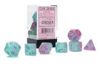 Gemini - Gel Green-Pink/Blue - Dice set