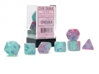 Gemini - Gel Green-Pink/Blue - Dice set