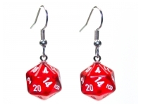 rhnge: Hook - Translucent Red Mini-Poly D20 (Par)