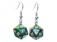 rhnge: Hook - Scarab Jade Mini-Poly D20 (Par)