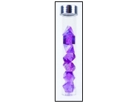 Sirius Dice: Cloak & Dagger, Premium UV-Light Translucent Purple - Dice Set