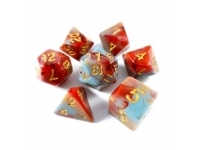 Lindorm: Norse Mythology - Lindorm Dice Set (Red-Grey/Brown)