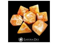 Lindorm: Norse Mythology - Heimdall Dice Set (Orange/White)