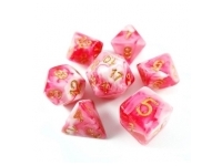 Lindorm: Norse Mythology - Frej Dice Set (Pink/White)