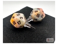 Örhänge: Stud - Festive Cicus/Black Mini-Poly D20 (Par) (Par)