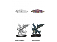 D&D Nolzur's Marvelous Miniatures: Blue Dragon Wyrmling (Unpainted)