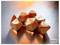 Glitter Mini-Polyhedral Gold/Silver 7-Die Set