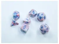 Festive Mini-Polyhedral Pop Art/Blue
