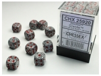 Speckled - Granite - d6, 36 st (12 mm, prickar)