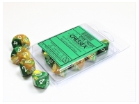 Gemini - Gold-Green/White - d10, 10st