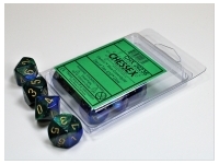 Gemini - Blue-Green/Gold - d10, 10st