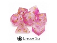 Lindorm: Sea Shanty - Leave her Johnny Dice Set (Pink/Gold)