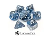 Lindorm: Sea Shanty - Wellerman Dice Set (Blue-White/Silver)