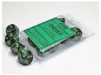 Scarab - Jade/Gold - d10, 10 st