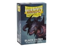 Dragon Shield: Outer Sleeves - Matte Black (63 x 88 mm) - 100 st