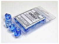 Nebula - Dark Blue/White - d10, 10 st