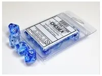 Nebula - Dark Blue/White - d10, 10 st