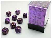 Vortex - Purple/Gold - d6, 36 st (12 mm, prickar)