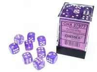 Borealis - Purple/White (Luminary) - d6, 36 st (12 mm, prickar)